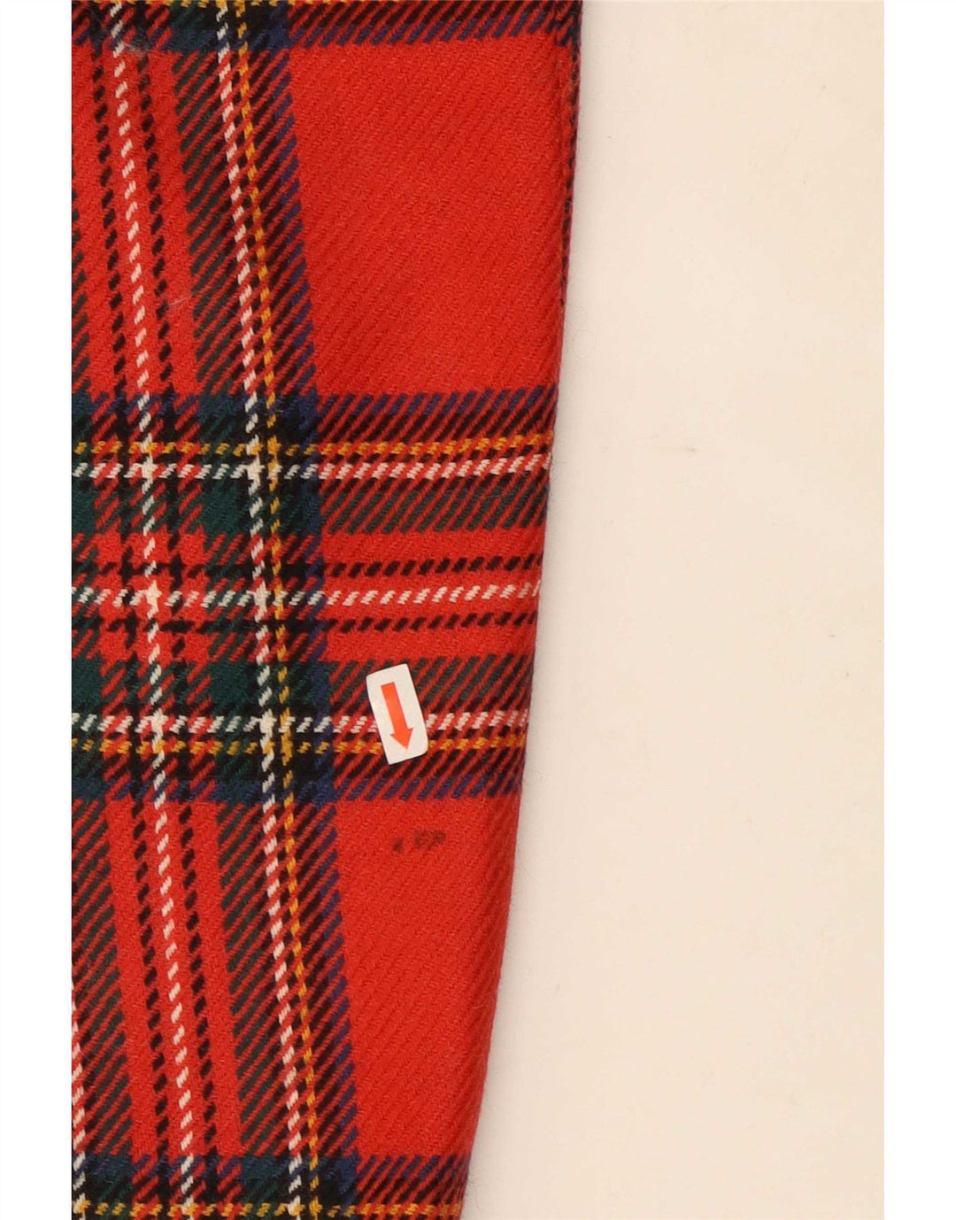 jupe crayon femme vintage W26 Petit Plaid Rouge