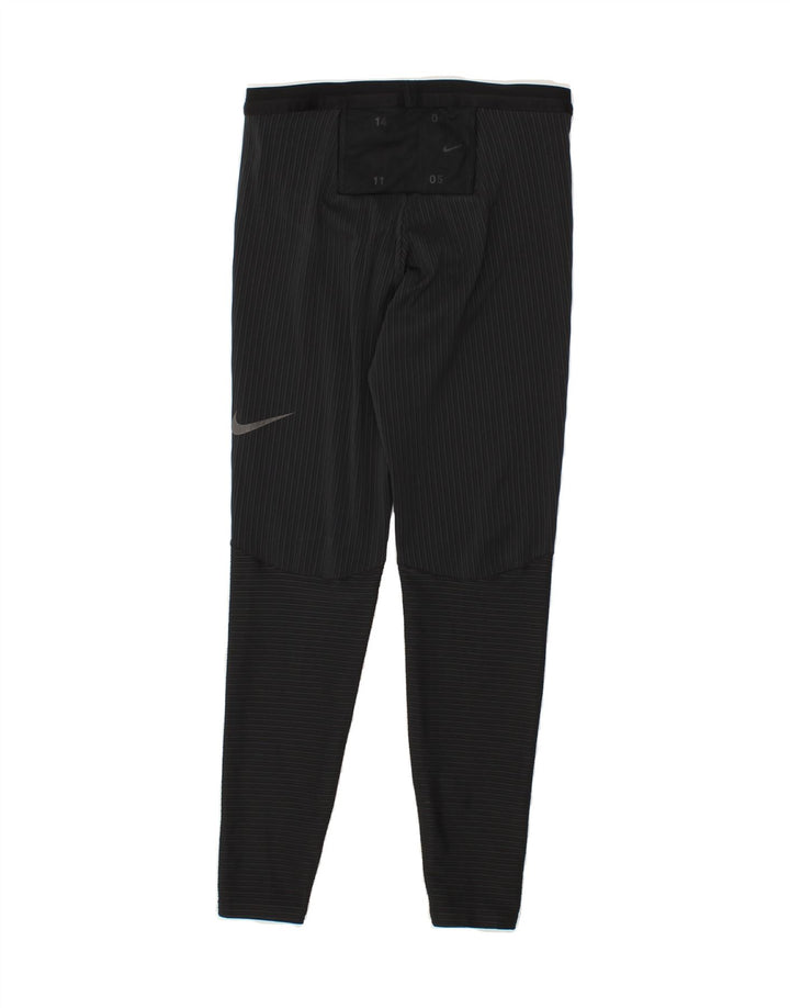 NIKE Womens Tracksuit Trousers UK 8 Small  Black Pinstripe Vintage Nike and Second-Hand Nike from Messina Hembry 