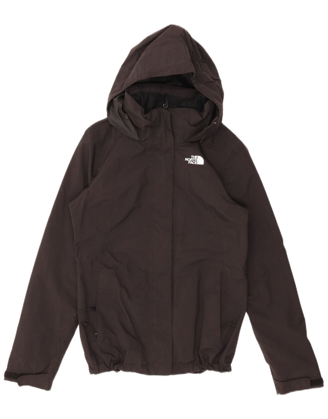 THE NORTH FACE Veste de pluie à capuche pour femme UK 10 Petit nylon noir