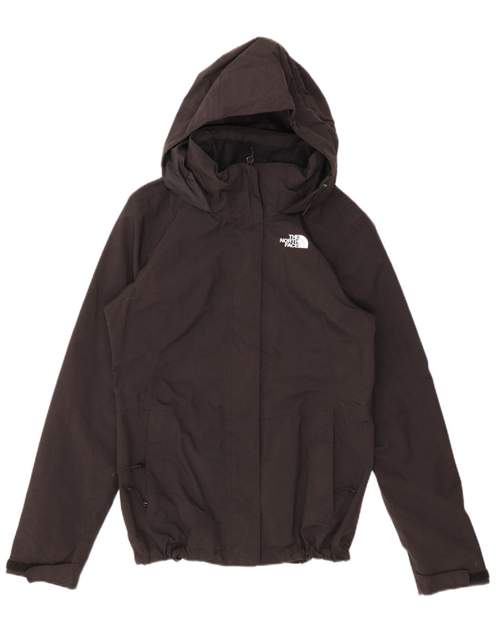 THE NORTH FACE Veste de pluie à capuche pour femme UK 10 Petit nylon noir