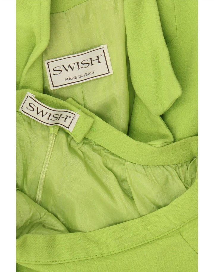 Swish Ensemble jupe 2 pièces 4 boutons pour femme UK 8 Small W24 Vert