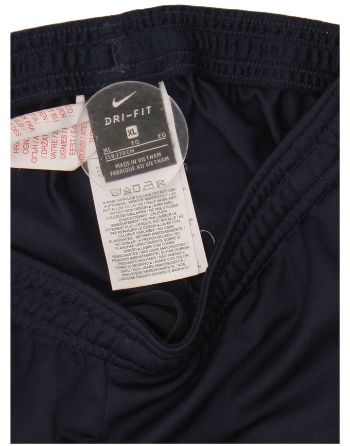 NIKE Pantalon de survêtement Dri Fit garçon 13-14 ans XL Bleu marine Polyester
