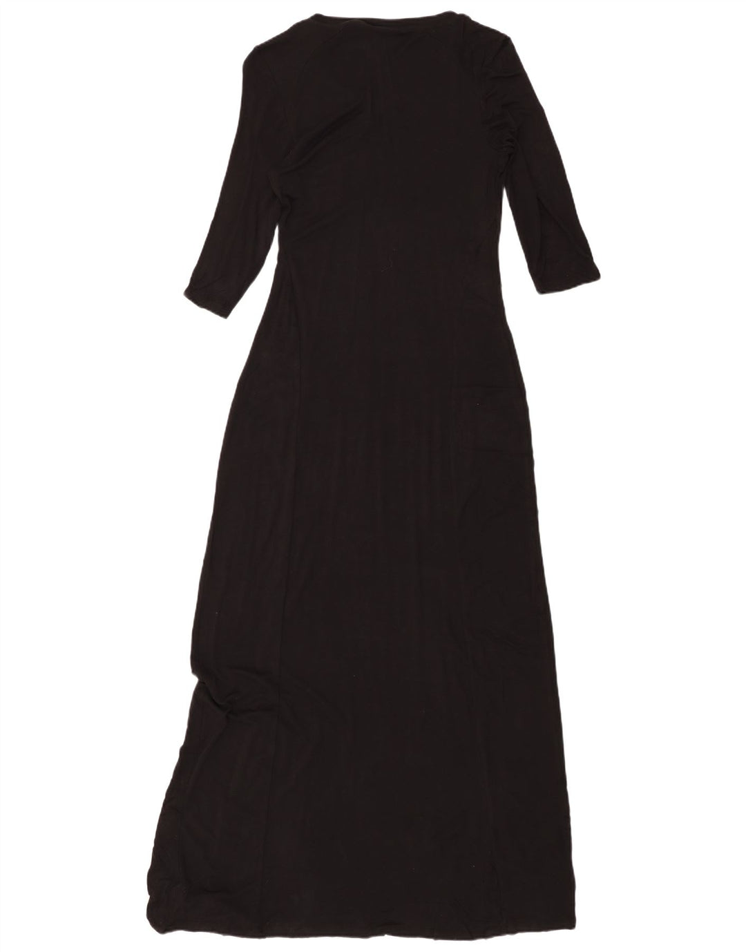 MOSSIMO Robe longue à manches 3/4 pour femme UK 6 XS Rayonne noire