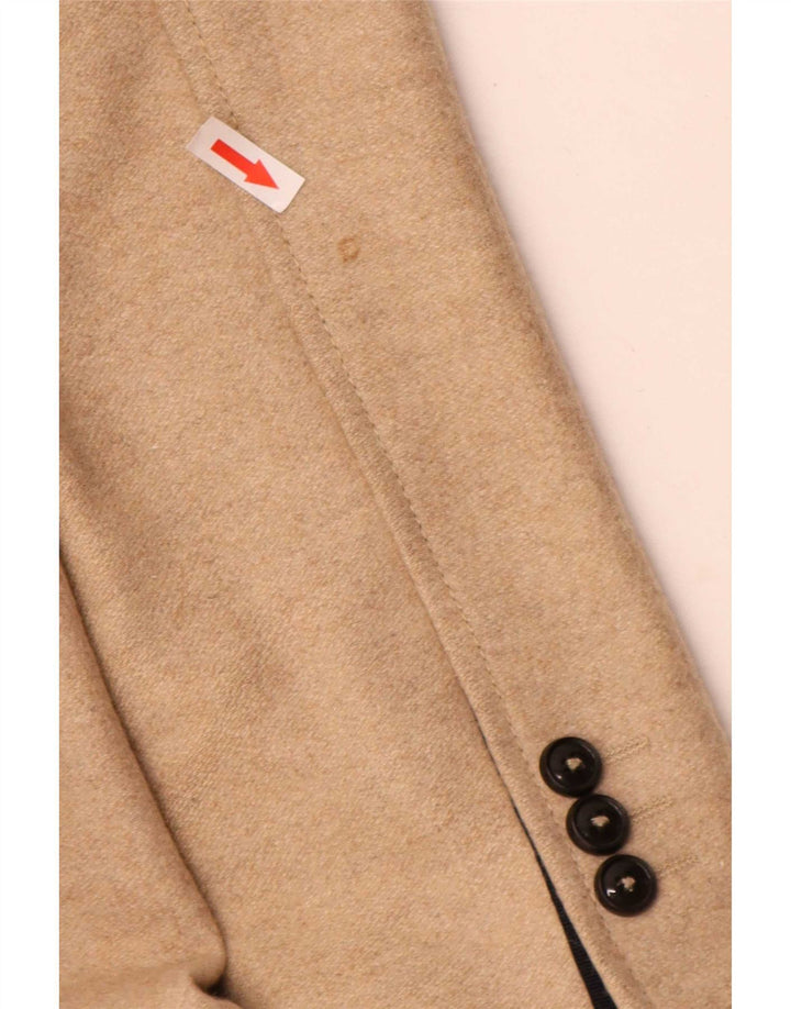Zara Manteau Homme UK 38 Laine Beige Moyen