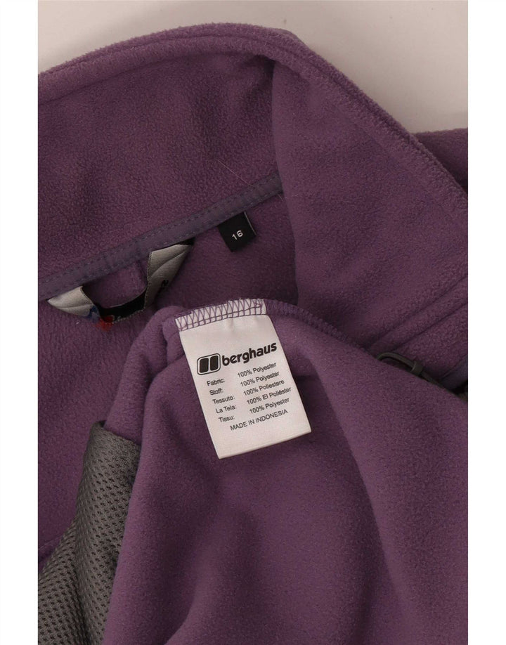 Berghaus Veste polaire pour femme UK 16 Large Violet Polyester