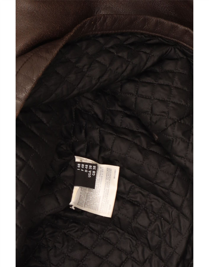 Belfe & Belfe Veste en cuir pour homme UK 38 Cuir marron moyen