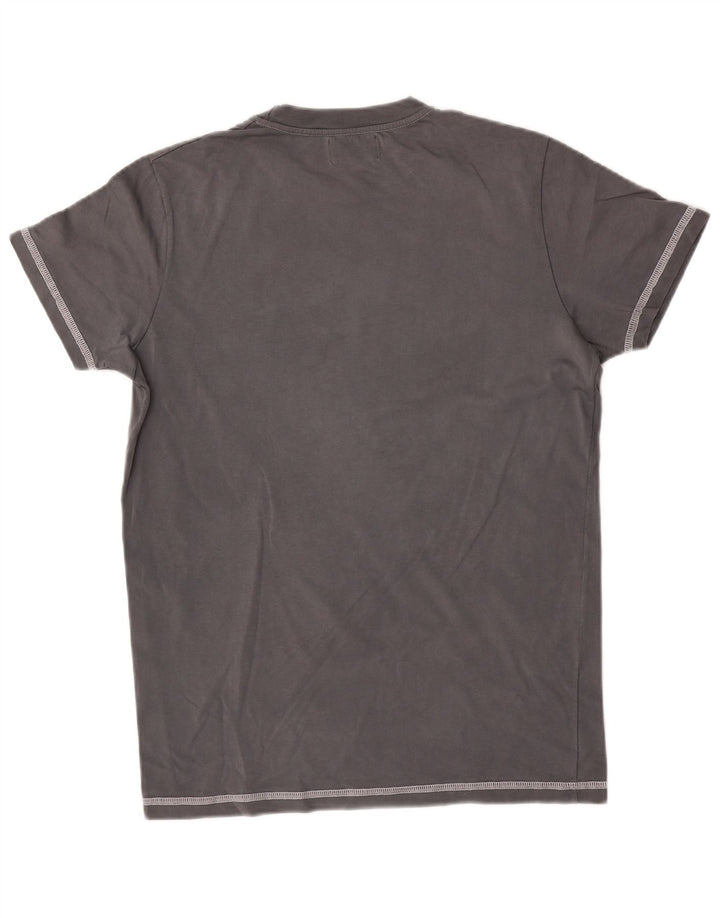 Converse T-Shirt Graphique Homme Petit Gris Coton