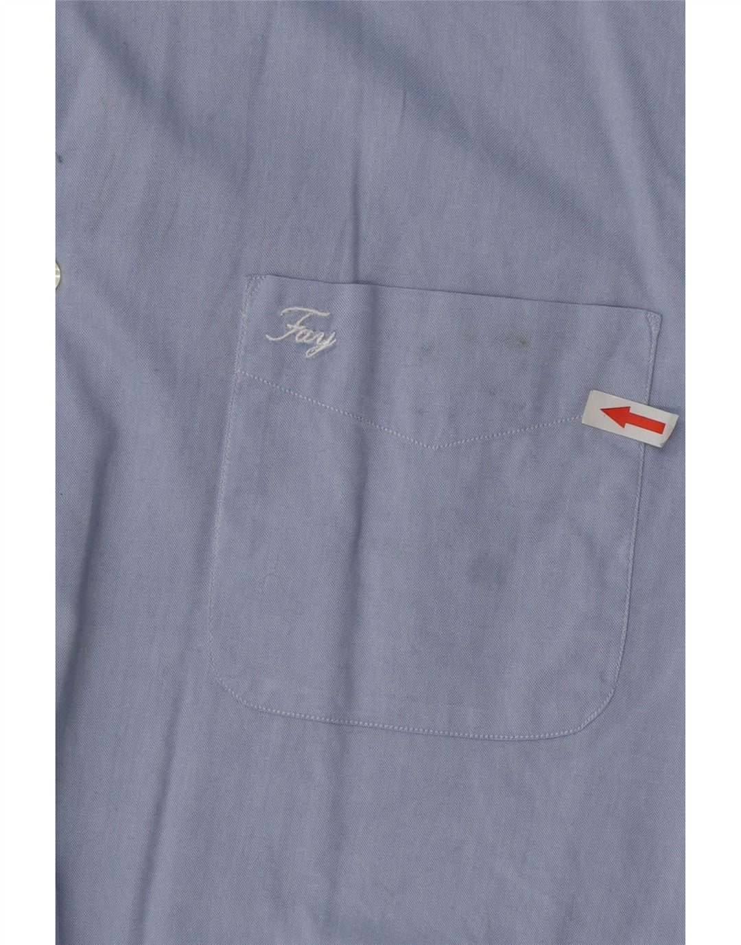 Fay Chemise Homme Taille 44 17 1/2 XL Coton Bleu