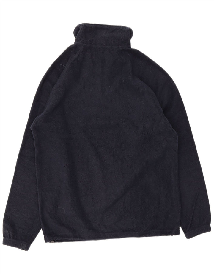 Kappa Pull Polaire Col Zippé Homme Bleu Marine Moyen Polyester