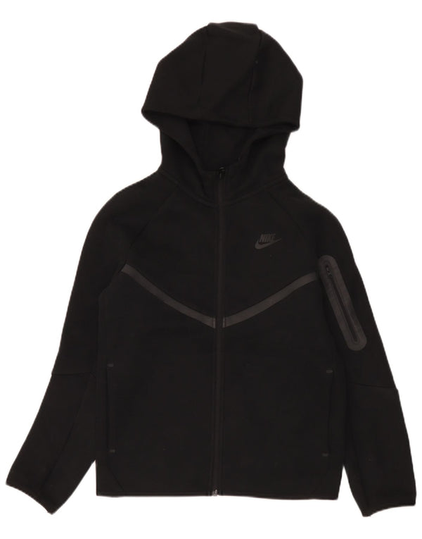 Nike Pull à capuche zippé pour garçon 12-13 ans Grand Noir Coton
