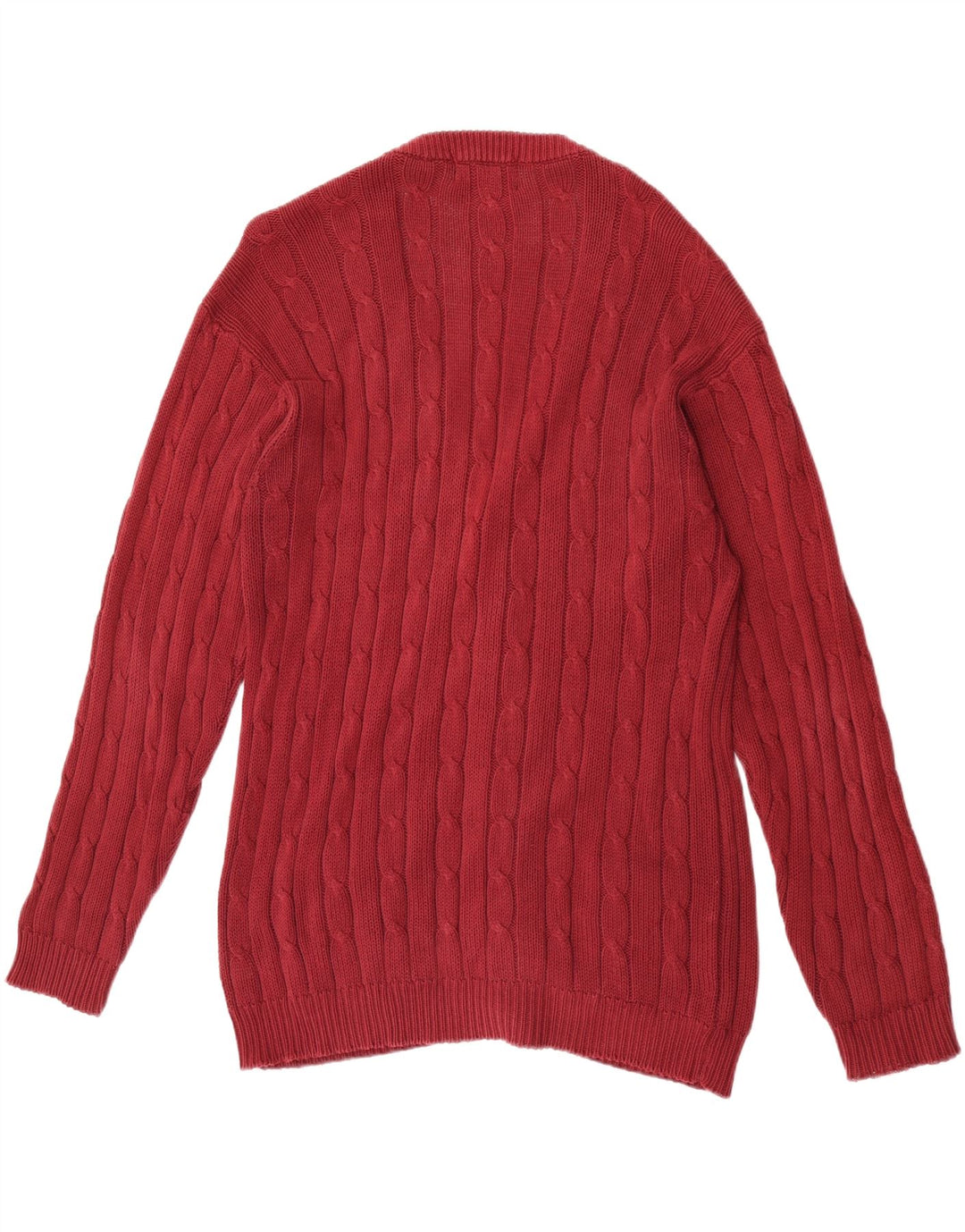 VINTAGE Pull Cardigan Homme Grand Bordeaux