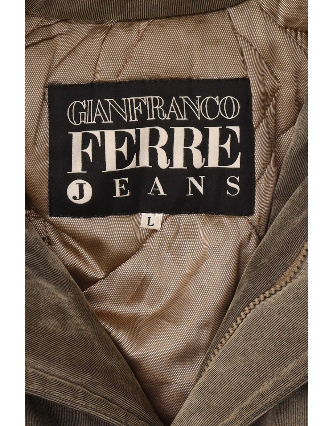 Gianfranco Ferre Veste Parka à capuche pour homme UK 40 Large Gris