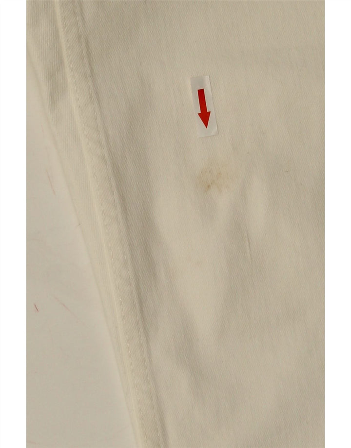 Topshop Jean Slim Femme W28 L26 Blanc Polyester