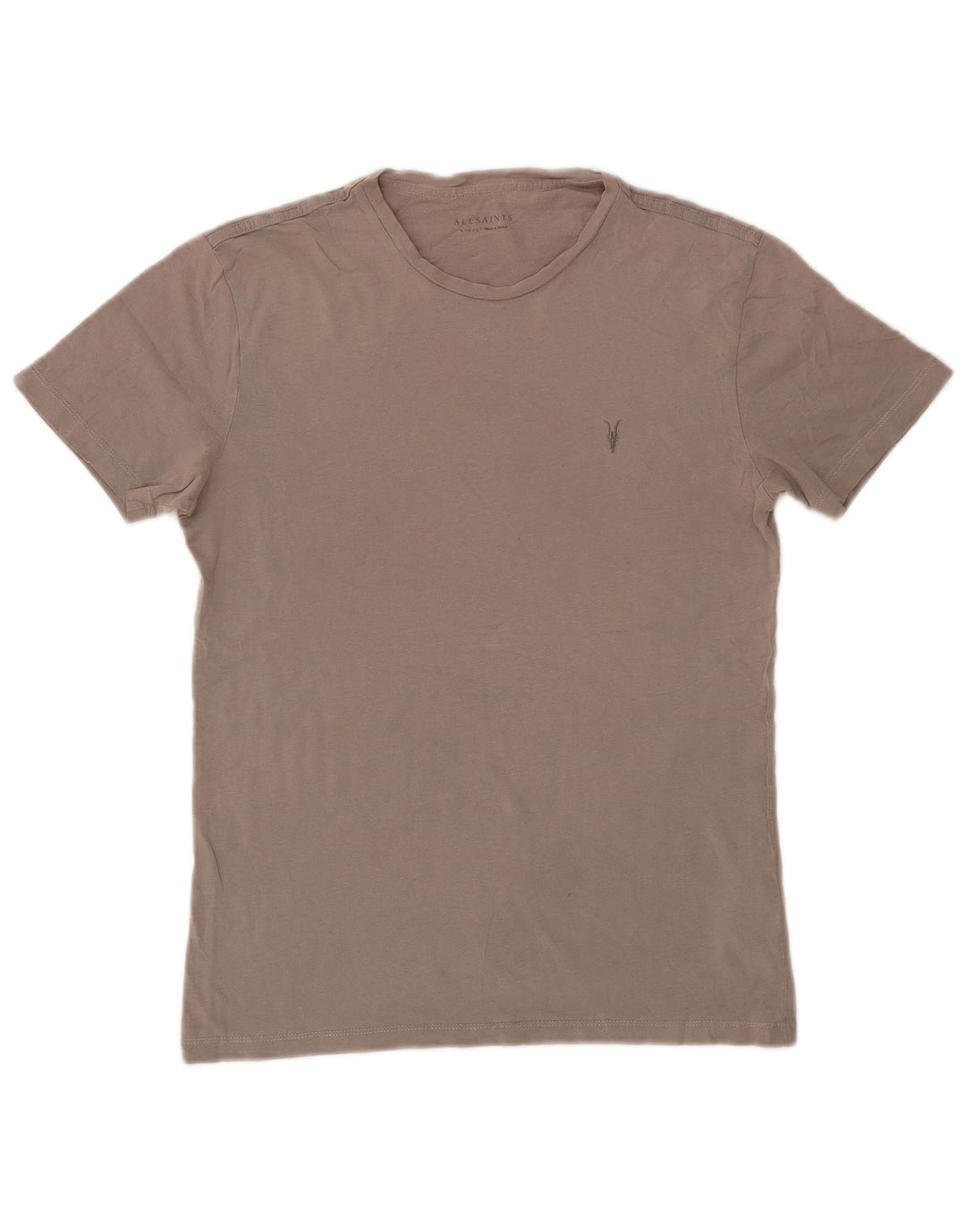 ALL SAINTS T-Shirt Homme Top XS Gris Coton