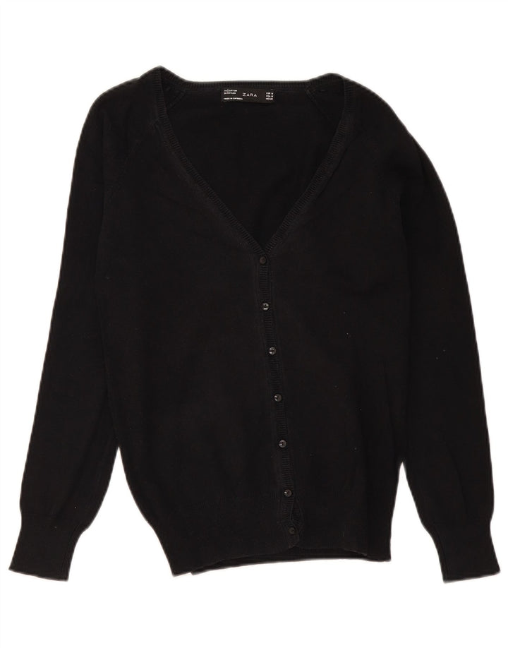 Marks & Spencer Cardigan pour femme en coton noir moyen UK 12