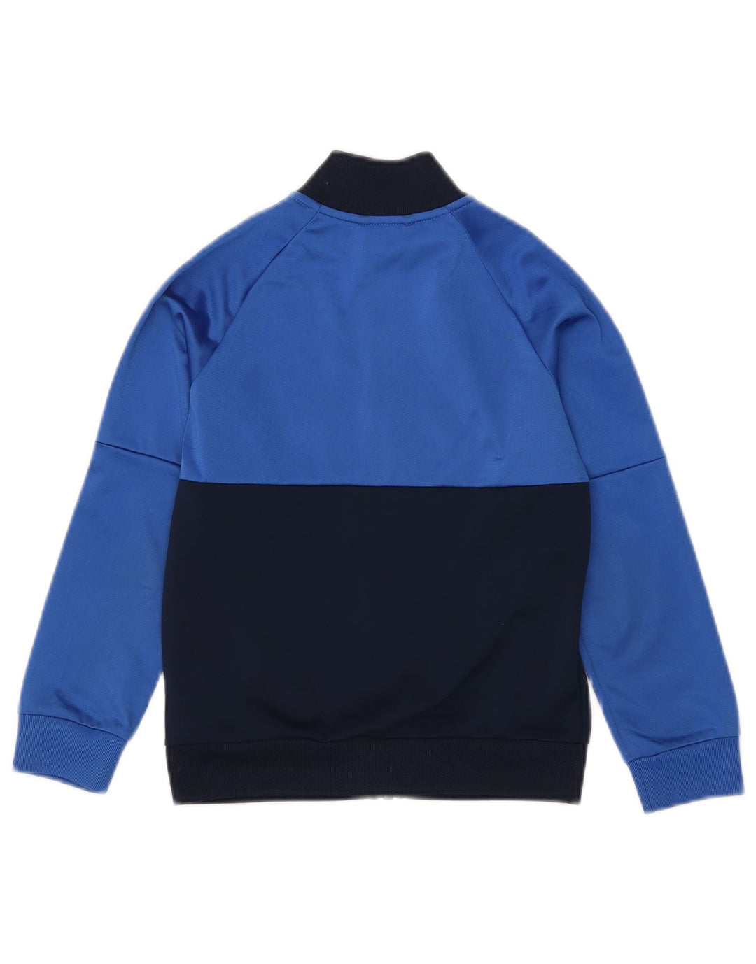 Adidas Veste de Survêtement Garçon 7-8 Ans Bleu Colorblock Polyester