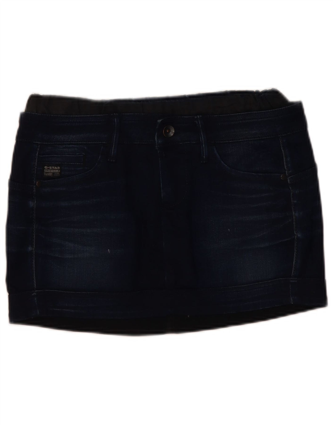 G-Star Femme Mini Jupe En Jean W28 Bleu Marine Moyen