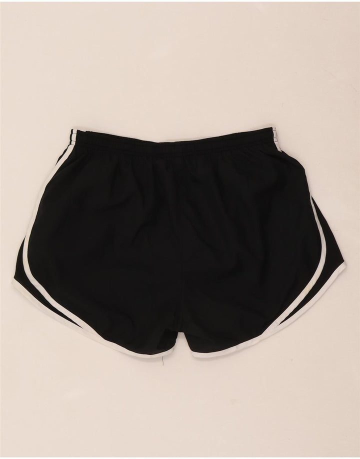 Nike Short de sport Dri Fit pour femme UK 14 Noir moyen Polyester