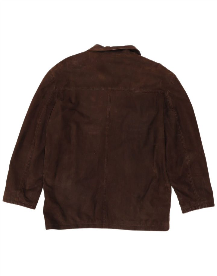 Lavorazione Artigianale Veste en Cuir Homme IT 48 Marron Moyen