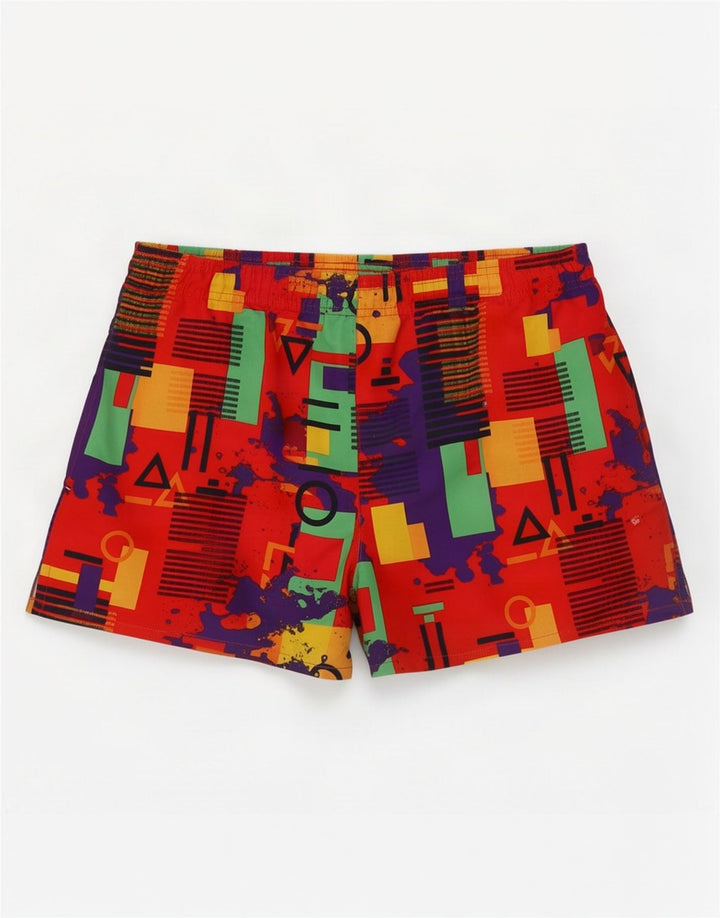 Umbro Short de Bain Homme Medium Multicolore Géométrique Polyester