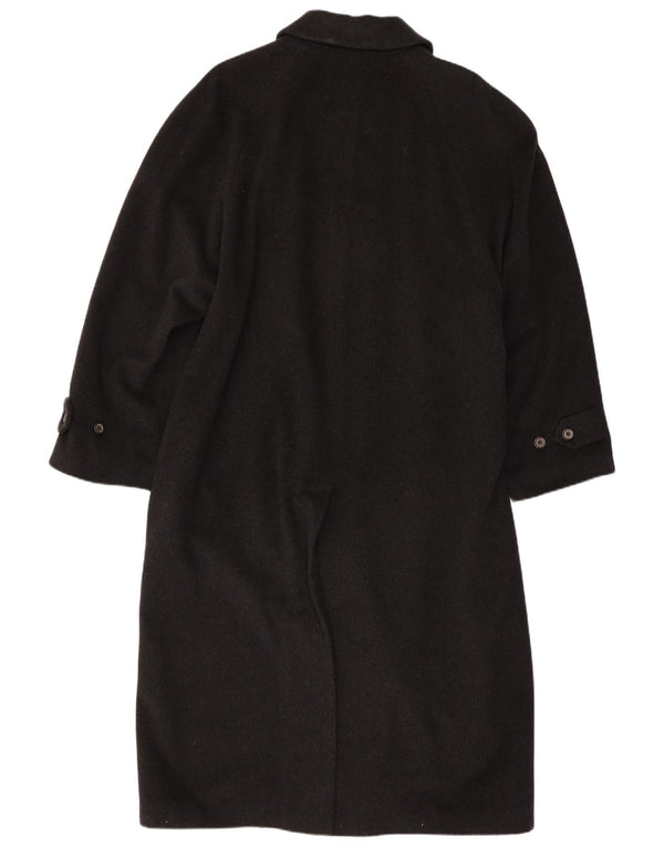 vintage Mens Overcoat EU 50 Grand Cachemire Noir