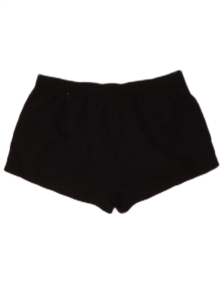 Emporio Armani Short décontracté graphique W30 pour femme en polyester noir moyen