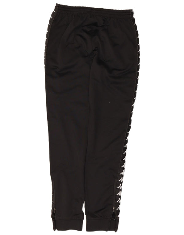 Kappa Pantalon de Survêtement Graphique Homme Noir Moyen Polyester
