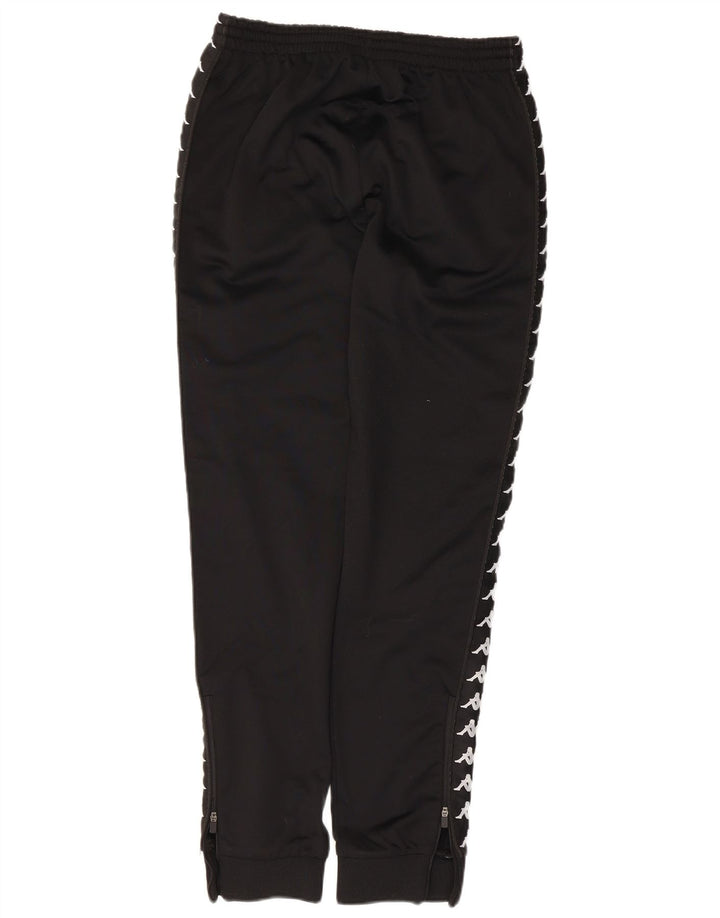 Kappa Pantalon de Survêtement Graphique Homme Noir Moyen Polyester
