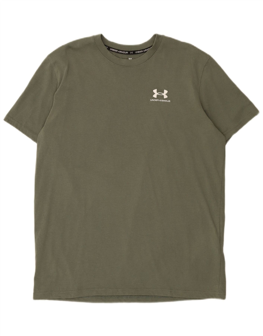Under Armour T-Shirt Homme Haut Large Kaki Coton