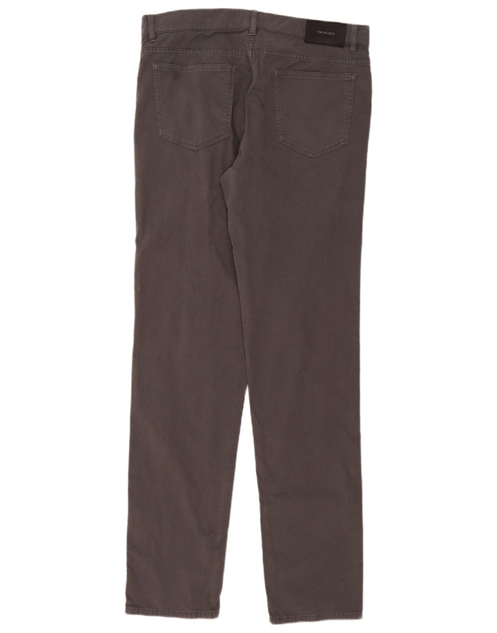Trussardi Pantalon Slim Casual W36 L36 Gris Homme