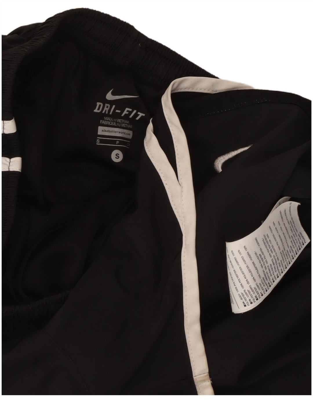 Short de sport Nike Dri Fit pour hommes, petit, noir, polyester