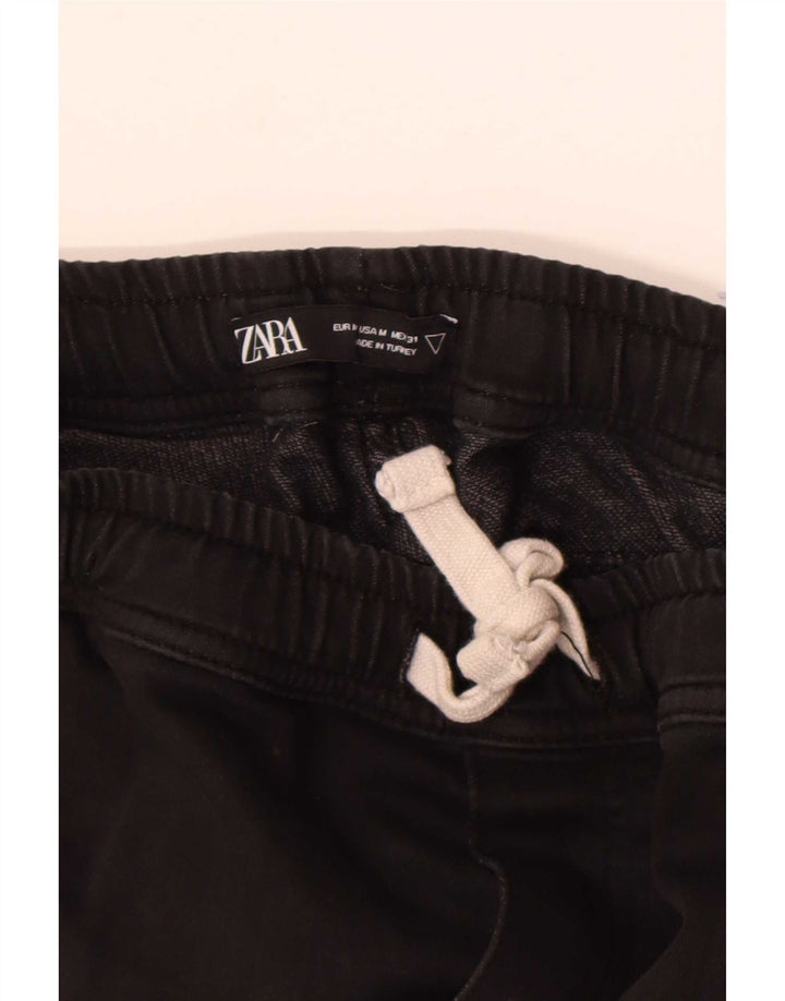 Zara Pantalon Cargo Joggers Homme Moyen W31 L28 Noir