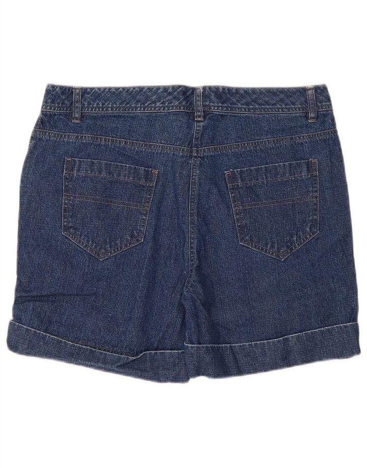 Sasha Short en jean pour femme UK 14 Large W36 Bleu Coton