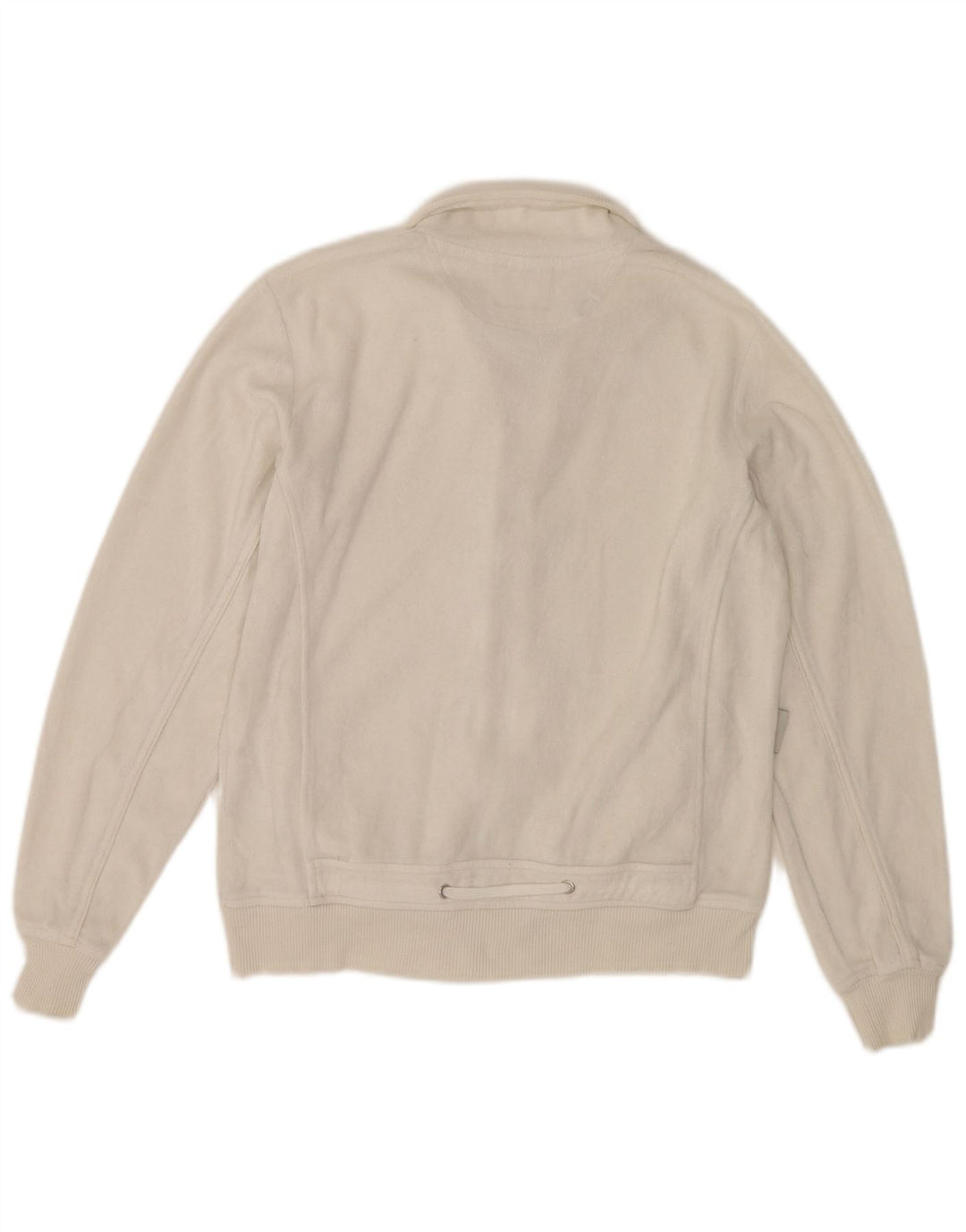 Champion Veste de survêtement pour femme UK 10 Small Blanc Coton