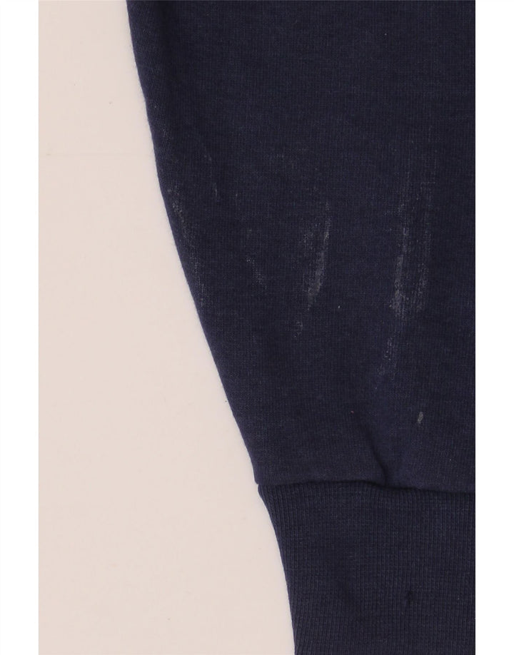 CHAMPION Pull à capuche surdimensionné graphique pour femme UK 14 Bleu marine moyen