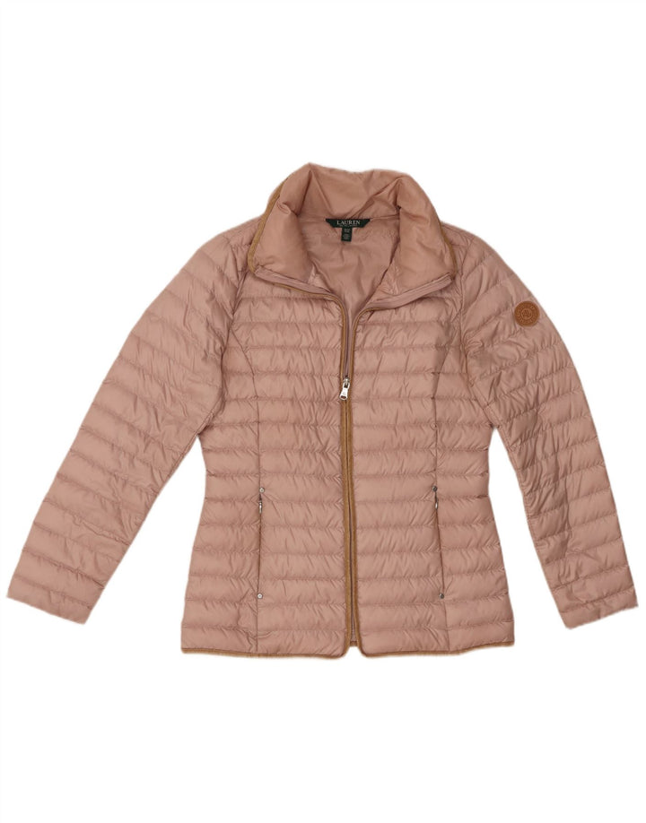 Ralph Lauren Veste matelassée pour femme UK 6 XS Rose Polyester