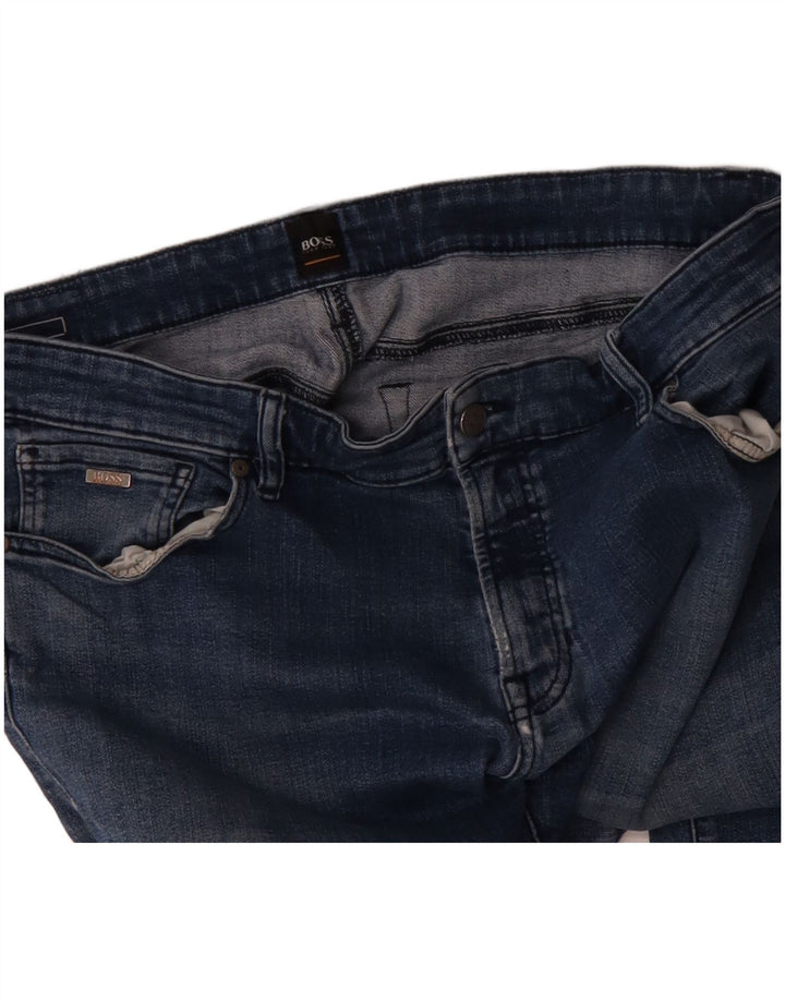 Hugo Boss Jean droit W38 L31 pour homme Bleu