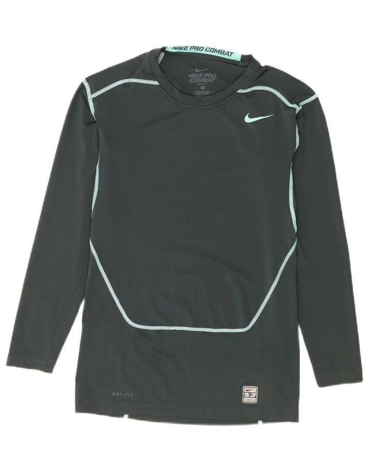 Nike Haut Dri Fit Graphic à manches longues pour homme en polyester vert Taille L