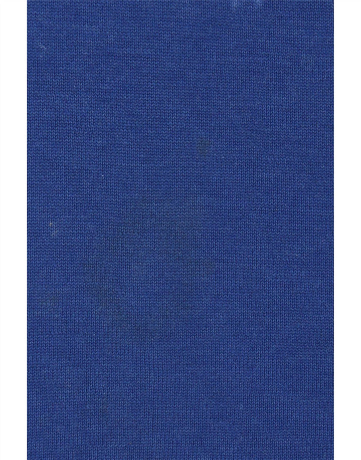 Kickers Pull Col V Homme Bleu Moyen Laine