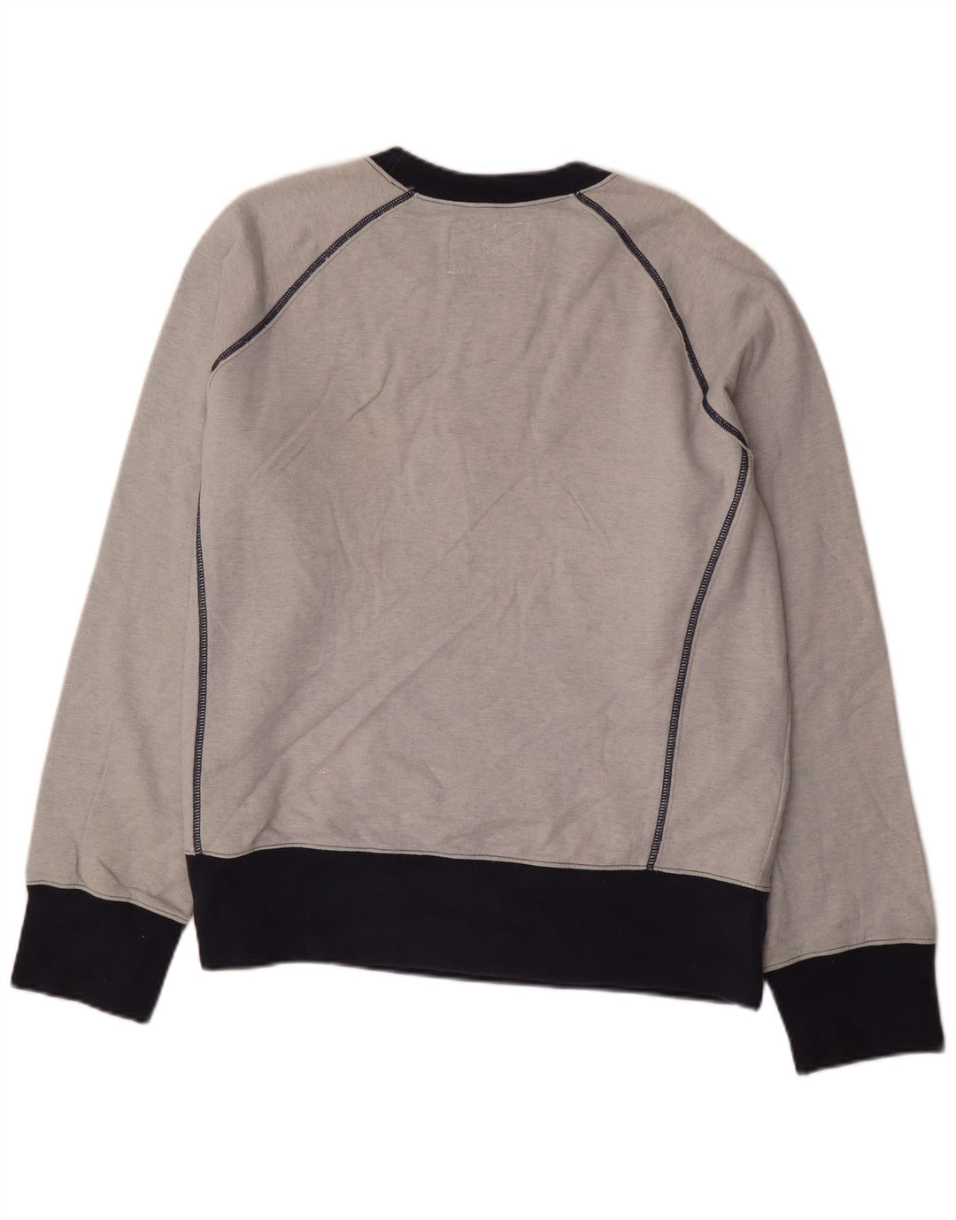 REPLAY Sweat-Shirt Graphique Homme XL Bleu Colorblock Coton