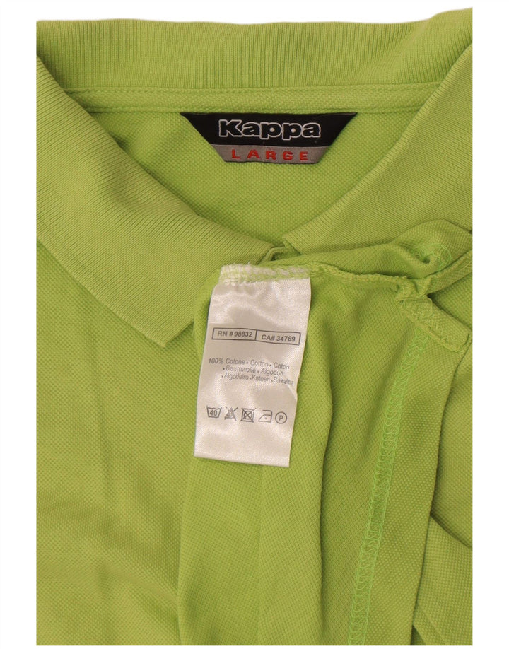 Kappa Polo Homme Grand Vert Coton