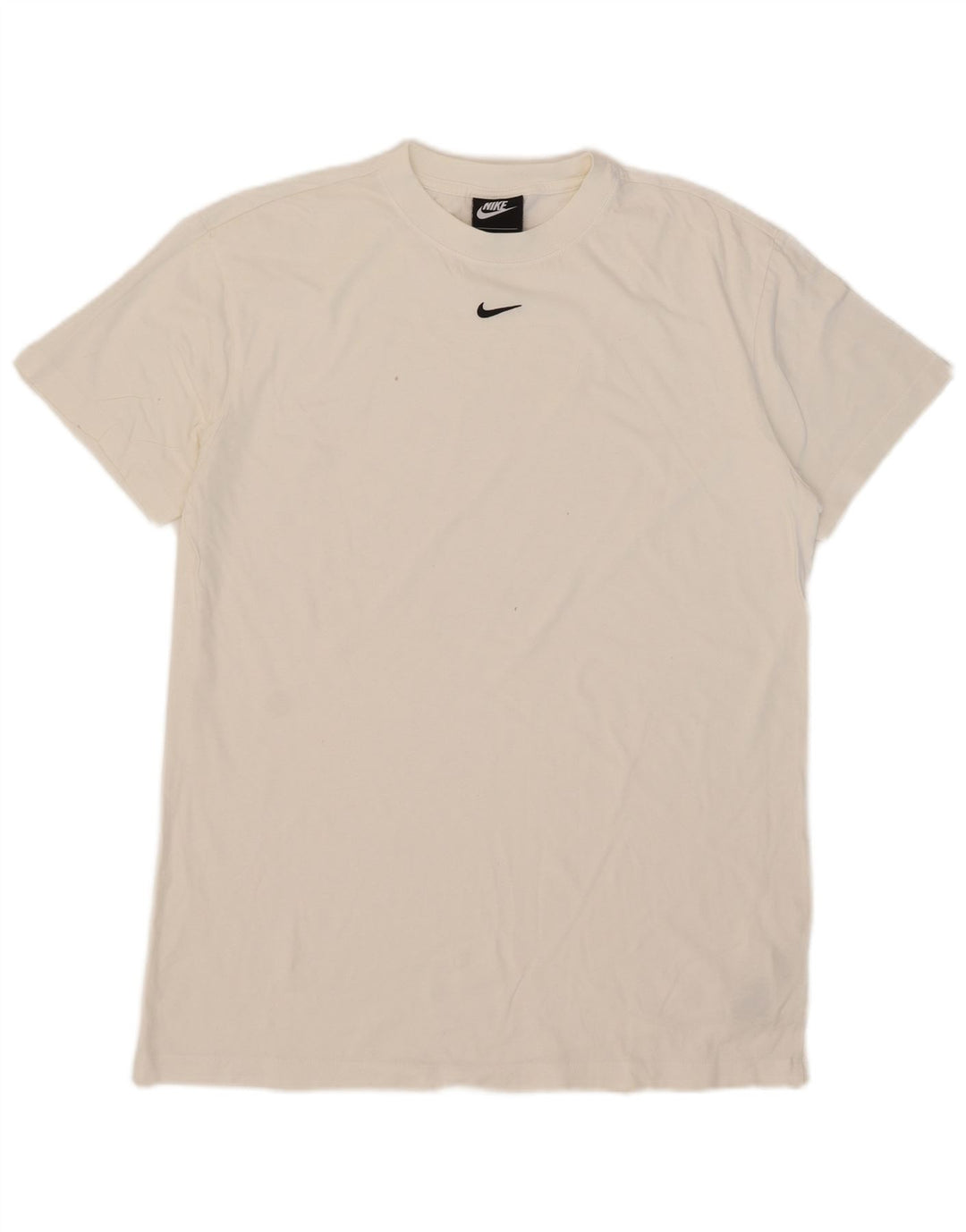 Nike T-Shirt Homme Blanc Moyen Coton
