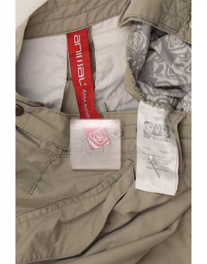 Animal Short Cargo Homme Petit W29 Kaki Coton