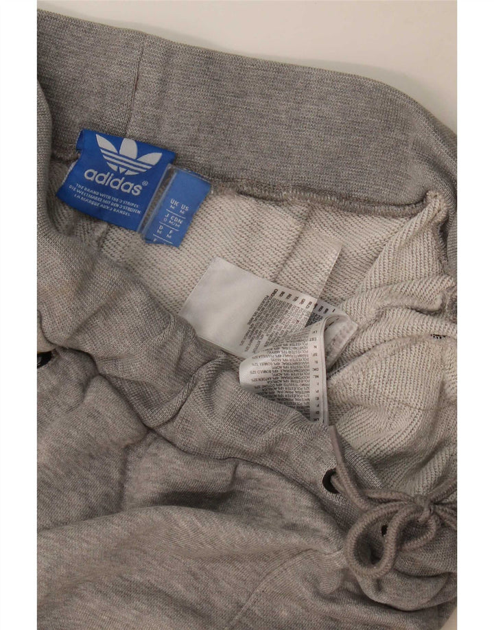 Adidas Short de sport pour homme en coton moucheté gris moyen