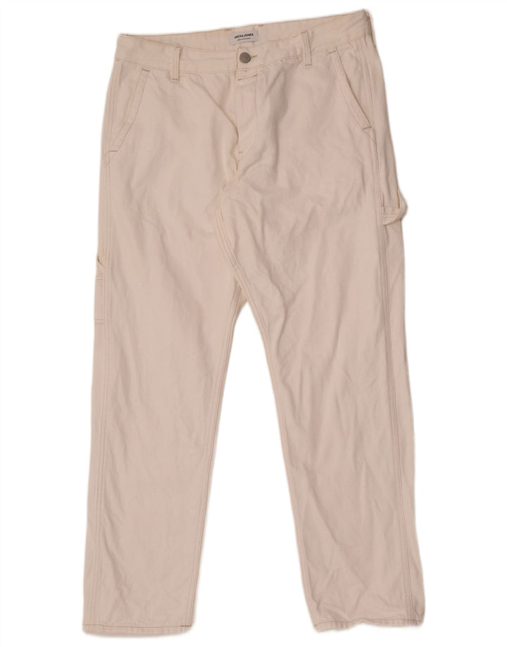 Jack & Jones Jean Cargo Droit W34 L30 Homme Blanc