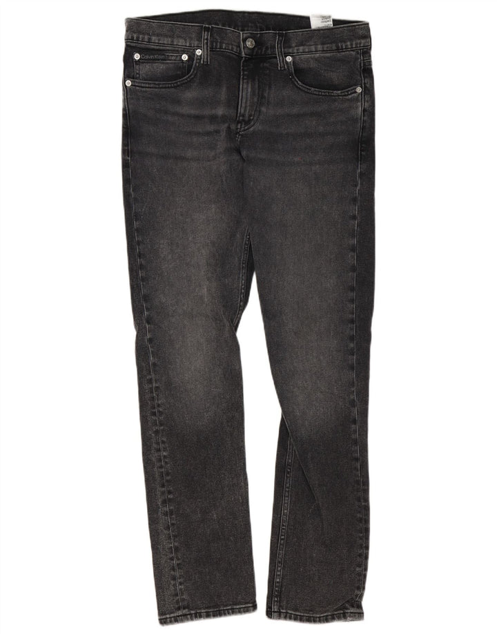 Calvin Klein Jean Slim Homme W32 L32 Gris Coton