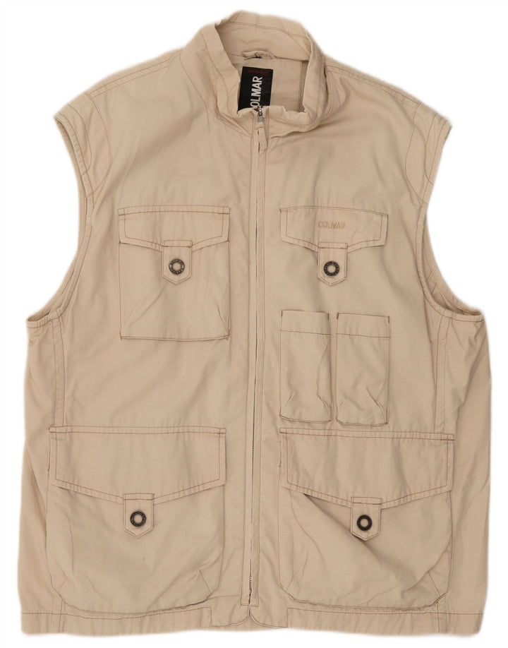 Colmar Gilet utilitaire pour homme UK 42 XL Beige Coton