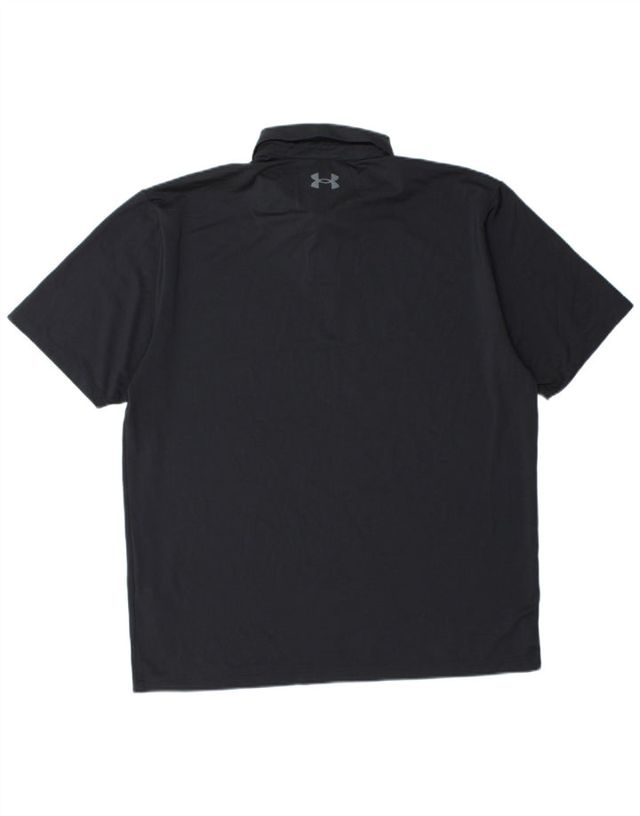 UNDER ARMOUR Polo Homme Grand Noir Polyester
