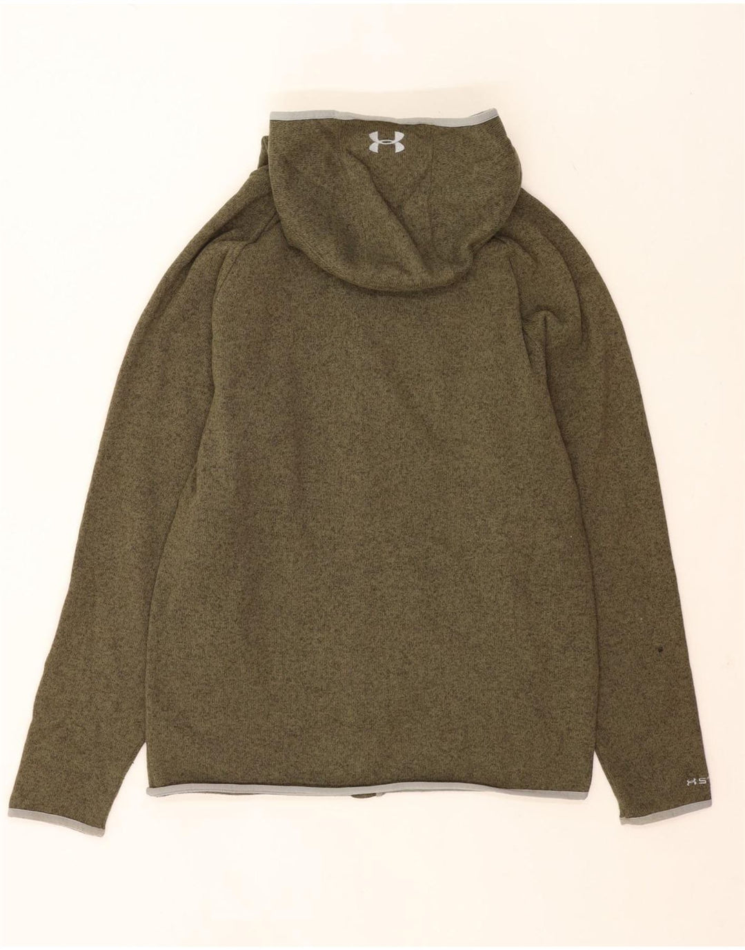 Under Armour Pull à capuche zippé pour homme, grand vert moucheté