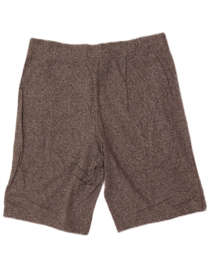 Champion Short de Sport Homme Gris Moyen Moucheté
